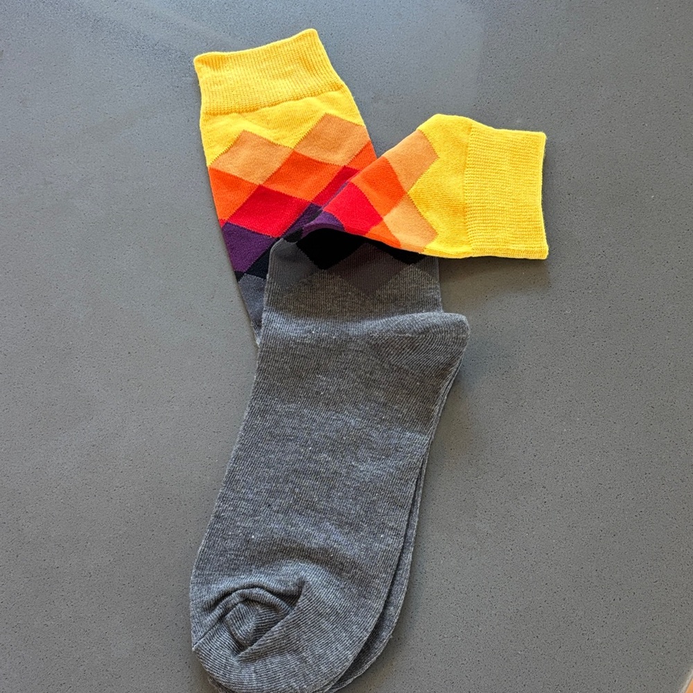Colorful Geometric Pattern Socks for Kids - Picture 3 of 6